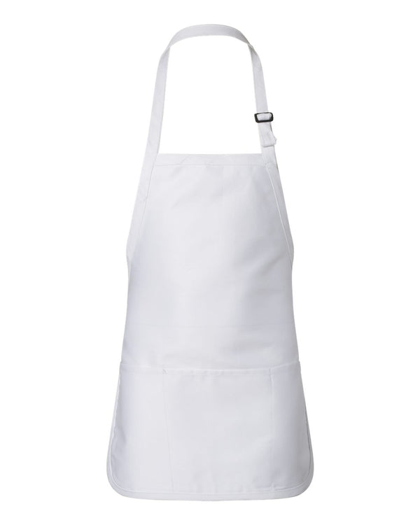 Full-Length Apron with Pouch Pocket 4250