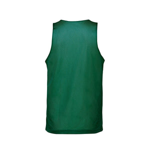CX2 S04480 Reverse Performance Reversible Mesh Tank Top — back view - Kelly Green