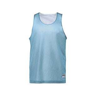 CX2 S04480 Reverse Performance Reversible Mesh Tank Top — front view - Light Blue