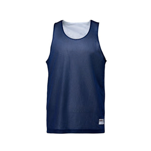 CX2 S04480 Reverse Performance Reversible Mesh Tank Top — front view - Navy