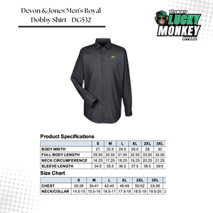 Chemise en tissu tissé uni pour homme Devon &amp; Jones - D620