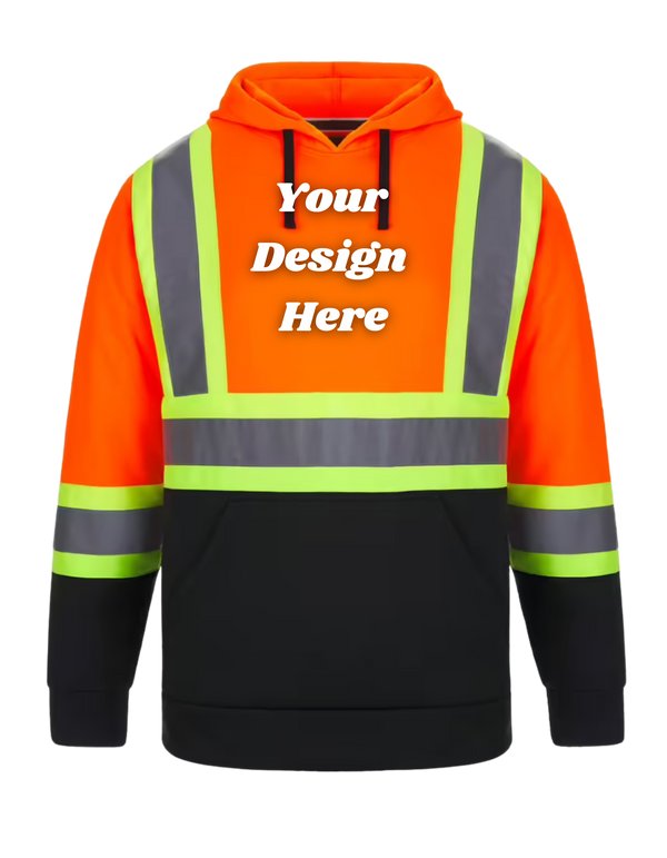 CX2 Hivis - Long Haul Polyester Pullover Hoodie
