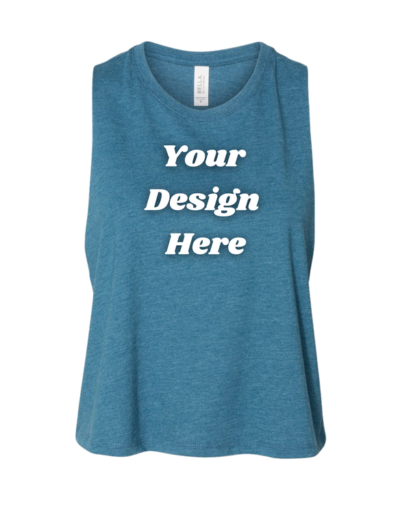 BELLA + CANVAS Women's Racerback Crop Tank - 6682