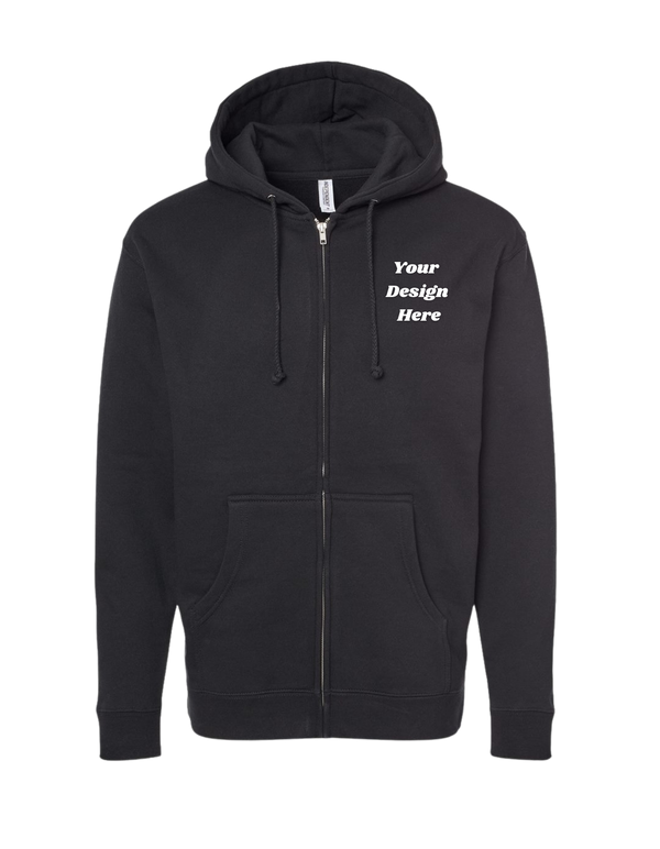 Independent Trading Co. Sweat à capuche zippé épais unisexe - IND4000Z