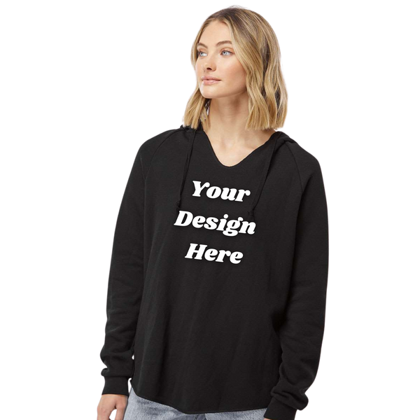 Independent Trading Co. - Sweat à capuche léger California Wave Wash pour femme - PRM2500