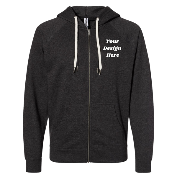 Independent Trading Co. - Icon Lightweight Loopback Terry Full-Zip Hooded Sweatshirt - SS1000Z