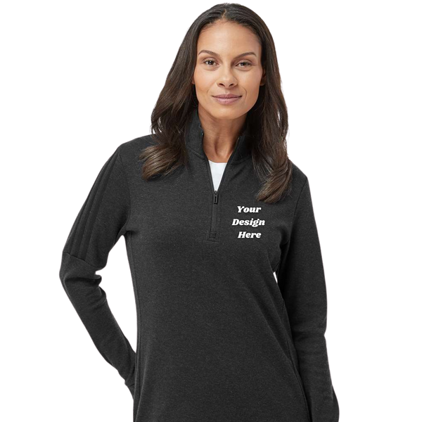 Adidas - Pull quart de zip 3 bandes pour femme - A555