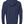 Adidas A607 men's half-zip hooded anorak in Crew Navy — garment back view