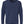 Adidas A607 men's half-zip hooded anorak in Crew Navy — garment front view
