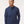 Adidas A607 men's half-zip hooded anorak in Crew Navy — model front view