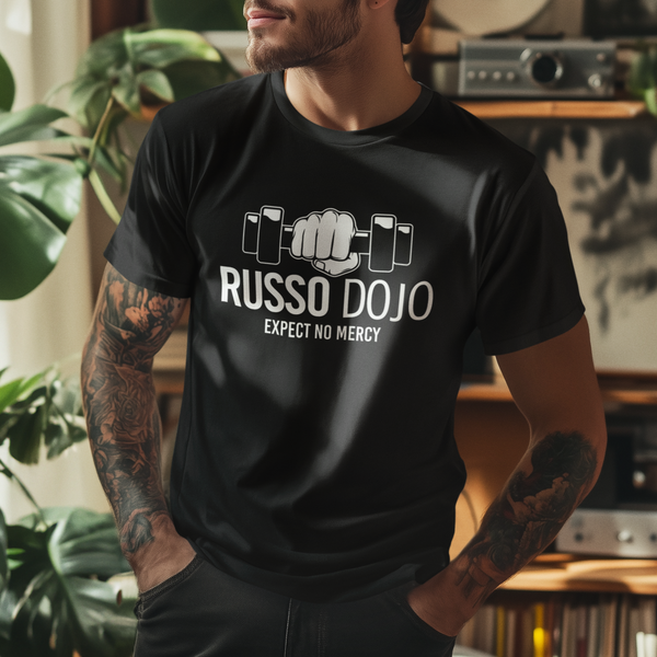 T-shirt unisexe Russo Dojo - Ne vous attendez à aucune pitié