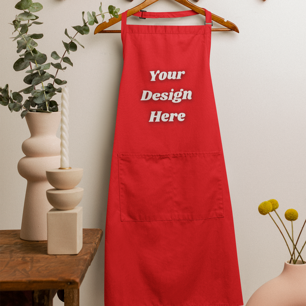 Full-Length Apron with Pouch Pocket 4250