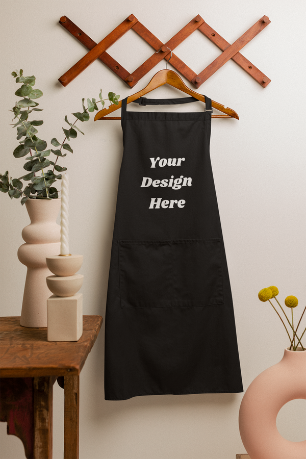 Full-Length Apron with Pouch Pocket 4250