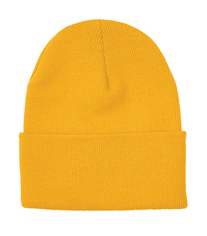 ATC C100 Everyday Knit Cuff Toque front view - Athletic Gold