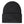ATC C100 Everyday Knit Cuff Toque front view - Black Heather