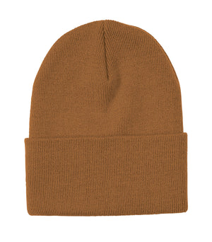 ATC C100 Everyday Knit Cuff Toque front view - Caramel