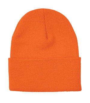ATC C100 Everyday Knit Cuff Toque front view - Orange