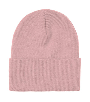 ATC C100 Everyday Knit Cuff Toque front view - Pale Blush