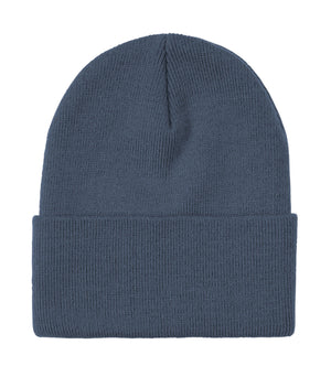 ATC C100 Everyday Knit Cuff Toque front view - Steel Blue