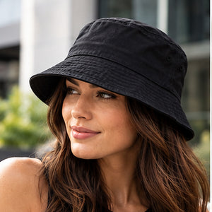 ATC C1302 custom cotton twill bucket hat by Lucky Monkey