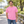 ATC ATC1000 Candy Pink unisex tee — boardwalk outing lifestyle photo