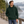 ATC ATCF2500 Dark Green unisex pullover hoodie — premium quiet lakeside cedar boardwalk with misty trees lifestyle photograph