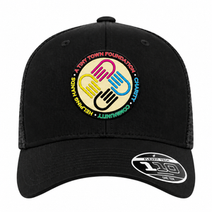 A Tiny Town Foundation Flexfit 110M Mesh Cap — Black