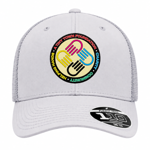 A Tiny Town Foundation Flexfit 110M Mesh Cap — Silver