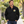 A Tiny Town Foundation Flux Quarter-Zip Pullover — Black — lifestyle mockup