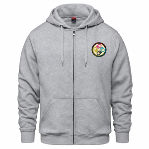 A Tiny Town Foundation Surfer Full-Zip Hoodie — Athletic Grey Heather