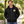 A Tiny Town Foundation Surfer Full-Zip Hoodie — Black — lifestyle mockup