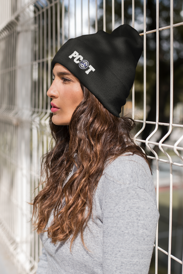 PCOT Cuffed Beanie - Embroidered