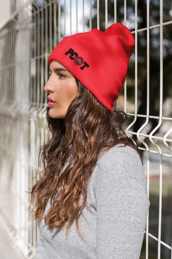 PCOT Cuffed Beanie - Embroidered