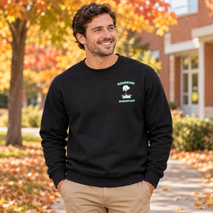 Birchwood Elementary - Embroidered Unisex Crewneck lifestyle mockup