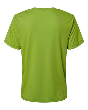 CORE365 CE10W Women's Capital Performance T-Shirt, back view - Acid Green