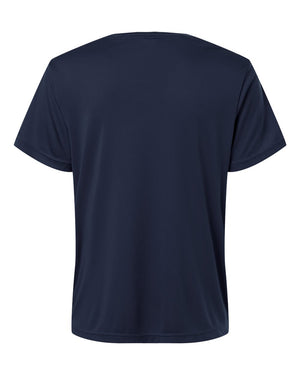CORE365 CE10W Women's Capital Performance T-Shirt, back view - Classic Navy