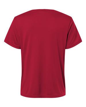 CORE365 CE10W Women's Capital Performance T-Shirt, back view - Classic Red