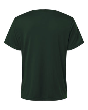 CORE365 CE10W Women's Capital Performance T-Shirt, back view - Forest