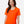 CORE365 CE10W Women's Capital Performance T-Shirt, model front view - Safety Orange