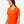 CORE365 CE10W Women's Capital Performance T-Shirt, model side view - Safety Orange