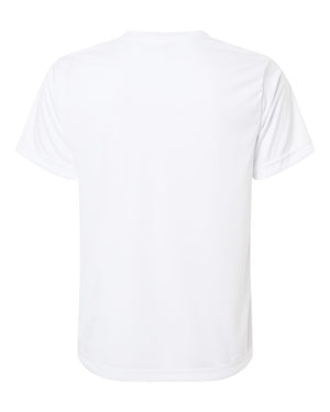CORE365 CE10W Women's Capital Performance T-Shirt, back view - White