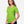 CORE365 CE111W Women's Fusion ChromaSoft™ Performance T-Shirt, model side view - Acid Green