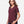 CORE365 CE111W Women's Fusion ChromaSoft™ Performance T-Shirt, model side view - Burgundy