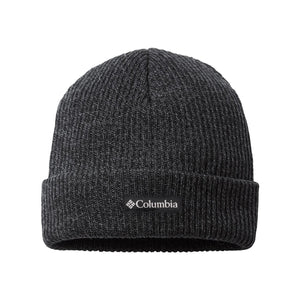 Columbia 191132 Whirlibird™ Cuffed Beanie in Black/ Graphite — genuine manufacturer product photograph, square format