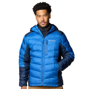 Columbia 208529 Men's Labyrinth Loop™ II Hooded Jacket in Mountain Blue/ Collegiate Navy — genuine manufacturer product photograph, square format