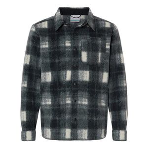 Columbia 209769 Men's Steens Mountain™ Printed Shirt Jacket II in Chalk Omblur — genuine manufacturer product photograph, square format