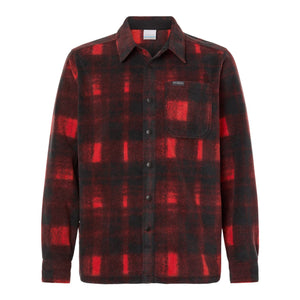 Columbia 209769 Men's Steens Mountain™ Printed Shirt Jacket II in Sail Red Omblur — genuine manufacturer product photograph, square format