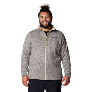 Columbia 209773 Men's Sweater Weather™ Full-Zip Jacket in Dark Stone Heather — genuine manufacturer product photograph, square format