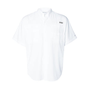 Columbia 212468 Men's PFG Tamiami™ II Short Sleeve Shirt in White — genuine manufacturer product photograph, square format