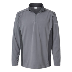 Columbia 212469 Men's Klamath Range™ II Half-Zip Pullover in City Grey/ Shark — genuine manufacturer product photograph, square format